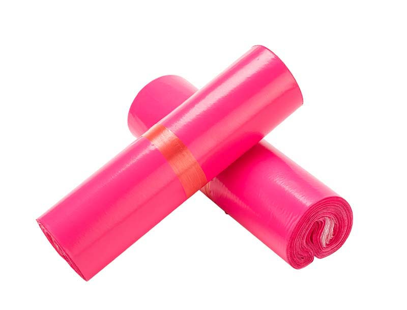 广元玫红色快递袋-02